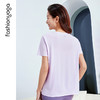 凡圣瑜伽 设计感圆领短袖F15322 商品缩略图8
