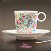 【万花呈瑞 盛世升平】繁花冰种玉瓷咖啡杯 徐建勇大师签章，繁花争艳 推感立体 迎光透亮，精美包装 gao端豪礼 商品缩略图0