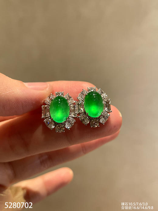 蛋面耳钉【5280702】具体价格微信咨询 商品图2