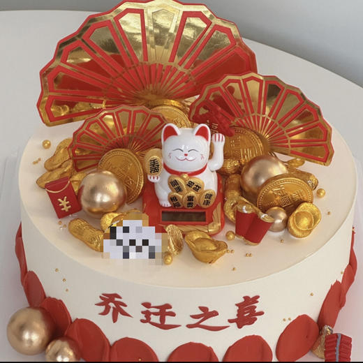 六寸招财猫蛋糕 商品图0