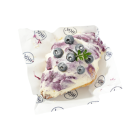 法式蓝莓奶油可颂