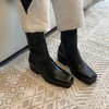 分镜头集成店25春新品真皮时尚百搭久穿不累厚底方头中筒靴 商品缩略图3
