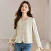 CC-J6678小西装短款外套女春秋季2025新款圆领小香风气质职场通勤夹克上衣 商品缩略图1