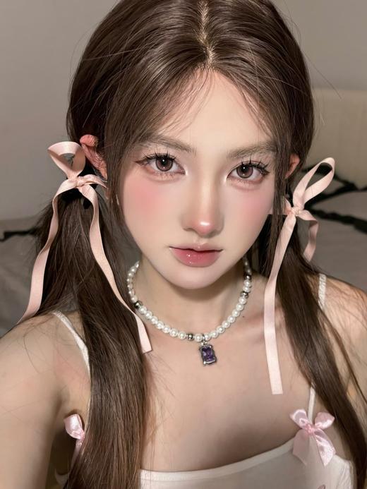 Yeelens旗下 半年抛· S05肉桂可可&S06珍珠琥珀&S07黑金玛瑙 14.2mm白狮参考着色中等直径  2片 商品图7