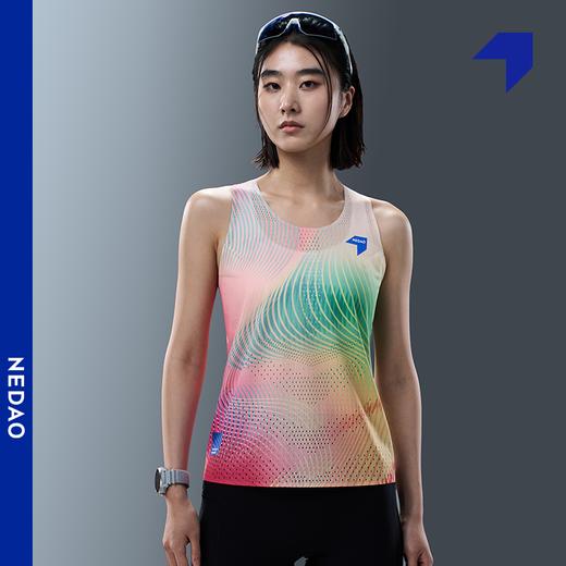 NEDAO内道一片式排汗透气马拉松跑步新款女灿影风洞背心 商品图2