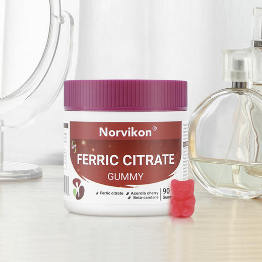 【专属】【1颗≈30颗红枣/200颗枸杞】美国Norvikon诺维肯补铁软糖 补养气血 精力充沛 告别手脚冰冷 吃出年轻好气色 商品图4
