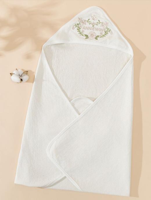 ANNIEWIN棉绿香格里【有机彩棉】婴儿繁花三角抱毯 商品图1