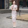 2025春夏新款修身长款复古日常优雅气质新中式国风改良旗袍372 商品缩略图1