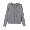 CC-MY-9346春季新款连帽休闲卫衣针织开衫女时尚小个子拉链上衣毛衣外套 商品缩略图4