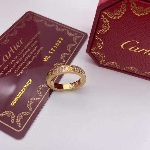 D030245love系列万年青窄式两排钻满天星戒指 商品图3