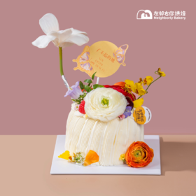 2025妇女节蛋糕 绽放郁金香