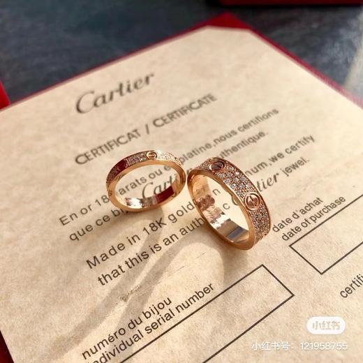 D030245love系列万年青窄式两排钻满天星戒指 商品图5