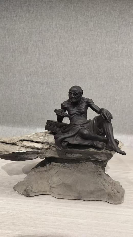 金书罗汉摆件/小叶紫檀20*30cm 商品图0