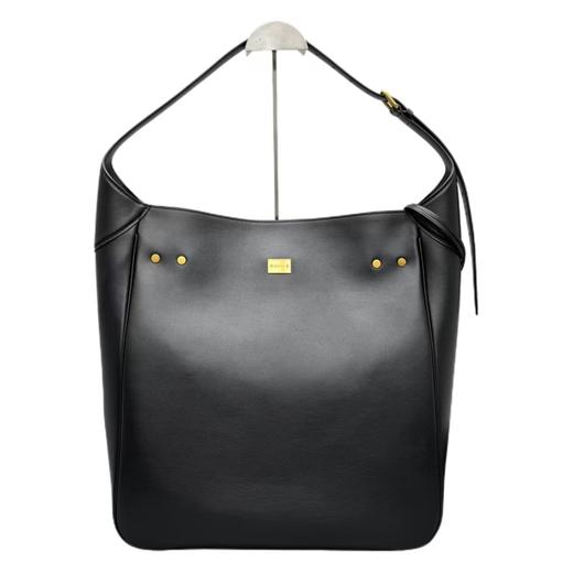 中性款牛皮革大号 Hobo手袋he004 商品图1