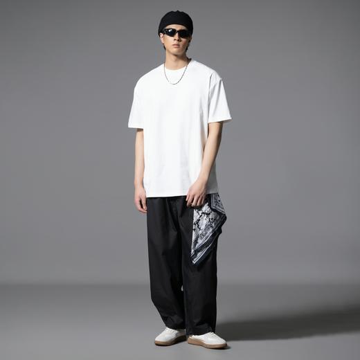 PINLI品立2025春夏新款拼接口袋短袖T恤男士潮牌宽松休闲体恤上衣GD251211128 商品图1