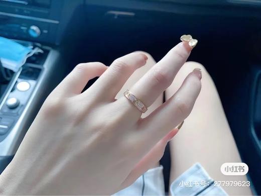 D030245love系列万年青窄式两排钻满天星戒指 商品图6