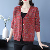 CC-XMY-7096小个子针织外套女士2025春秋季新款洋气开衫宽松V领上衣 商品缩略图1