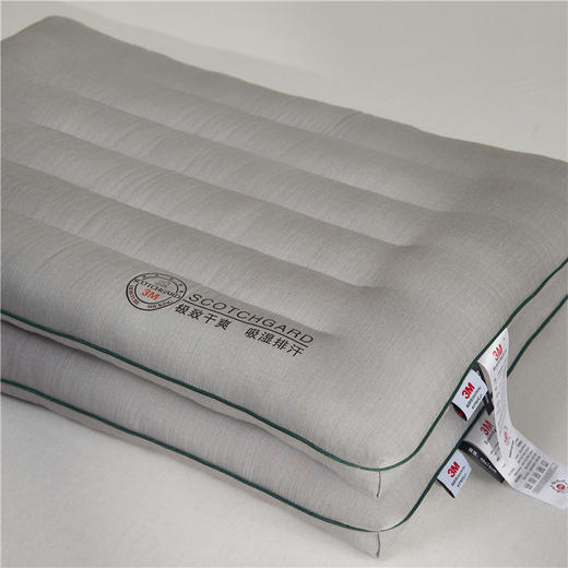 自然醒3M透气低枕柔软舒适护颈椎助睡眠枕头单人一只装家用薄款夏季枕芯XK 商品图2