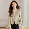 CC-J6678小西装短款外套女春秋季2025新款圆领小香风气质职场通勤夹克上衣 商品缩略图0