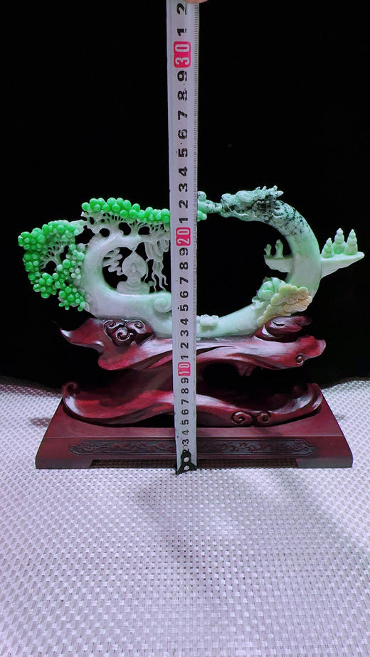 620887翡翠摆件【神龙护主】 商品图2