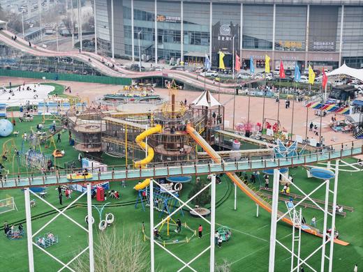 春季特惠 | 29.9抢高空漂流3次+畅玩两万平游乐场 清明五一通用！济南体育欢乐世界！ 商品图1