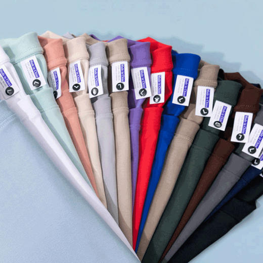 【99元3件，加购3件拍立减，单件不发货】240g竹节棉短袖，12色可选，新疆棉和竹纤维混纺，清凉会呼吸 商品图4