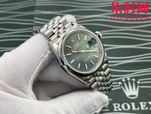 劳力士 VS日志36系列 薄荷绿 中性腕表 3235机 五珠带 表径36mm 商品图3