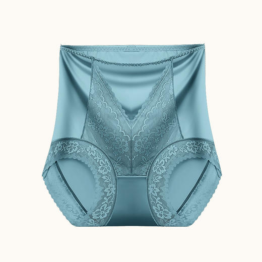 【抚平小赘肉❗️24小时可穿的裸塑裤】裸感丝滑绸缎裤，提拉美臀，不夹裆！高腰收腹内裤女士大码无痕性感蕾丝短裤包臀三角裤女 商品图9