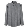 【100棉】罗蒙男士长袖衬衫百搭舒适经典细格时尚休闲通勤翻领衬衫 商品缩略图1