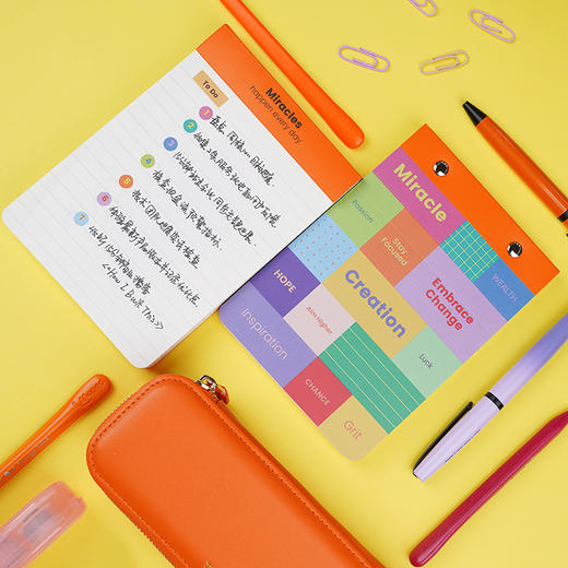 趁早奇迹小本上掀式随身便携记录本方格点阵横线灵感迷你小笔记本手账 商品图2