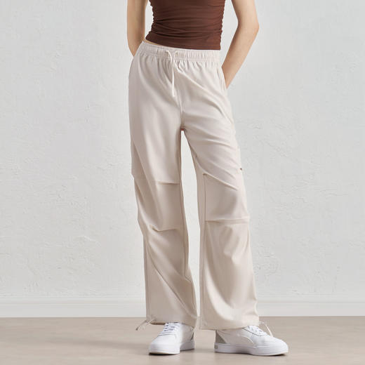 【3~5天发货】跃牌【美度空间】系列 SZ春夏新款高腰百搭显瘦宽松户外休闲束脚裤ADCK52037 商品图0