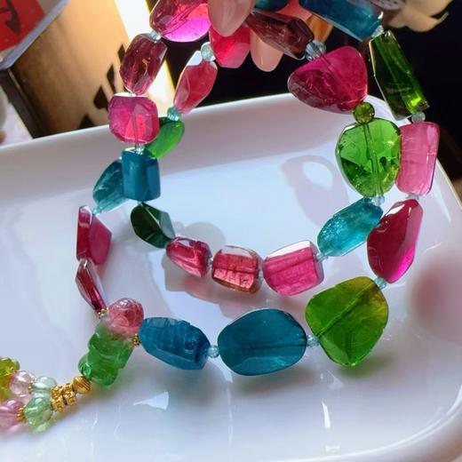 16mm多圈碧玺原石手链 商品图3