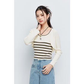 【积分换购不退货】【特惠不退货】诗凡黎白色针织开衫两件套2024夏新款3F4130871