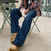 SIJJEYY 枝辑法式口袋直筒裤女 | 高腰版型、遮肉显瘦、时髦百搭、舒适好穿 商品缩略图5