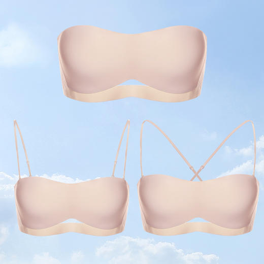美奈川 简约无痕防滑抹胸BRA11475 商品图3