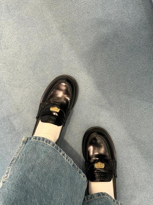 缪缪硬币经典乐福鞋搭配制服风行美国校园（HC） 商品图4