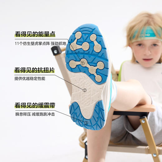 卡特兔童鞋儿童运动鞋男童2025夏季女童鞋子防滑鞋子透气跑步鞋 商品图2