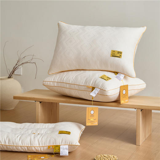 自然醒A类华夫格大豆纤维枕头枕芯家用一对装护颈椎助睡眠专用整头护颈枕男XK 商品图7