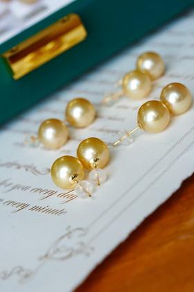 10mm-11mm金珠耳钉