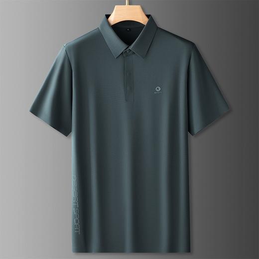 【高弹】【DDS】大依优型大码短袖Polo衫高弹力半袖体恤男加大号夏季冰丝凉感上衣肥佬大码 商品图1