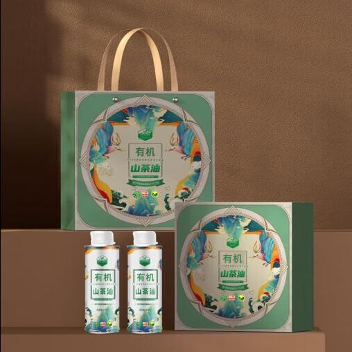 尚明源  有机山茶油（山海经）精装礼盒  500ML*2 商品图0