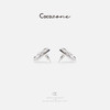 COCO ZONE 高级感女士气质方形百搭耳钉CD2A0217 商品缩略图0