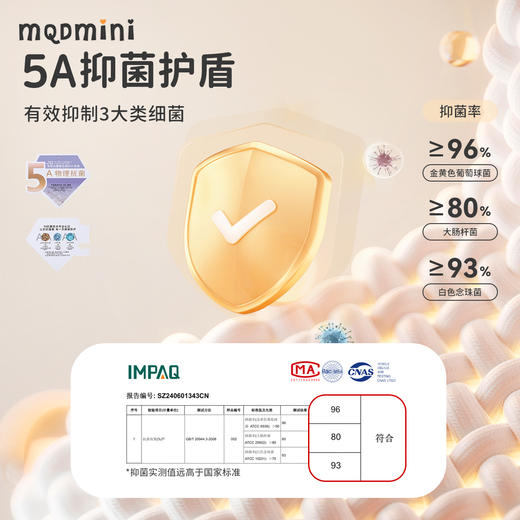 【5A抑菌】【80-140】【MQDmini】女童春秋卫衣儿童撞色圆领上衣 商品图9