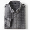 【100棉】罗蒙男士细格长袖衬衫经典翻领百搭舒适休闲通勤男衬衫 商品缩略图2