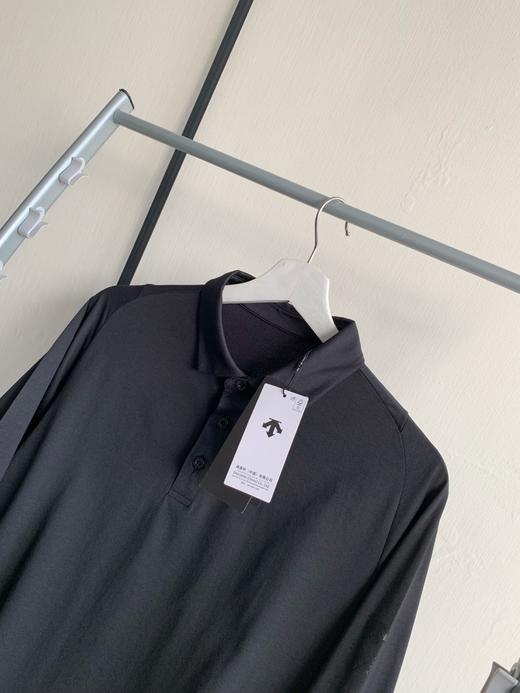 点此购买 迪桑特DUALIS系列都市通勤男士长袖POLO衫 md 310865 商品图2