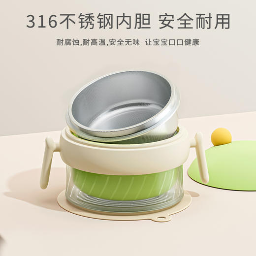 【赠品展示】蘑菇注水保温碗 商品图3