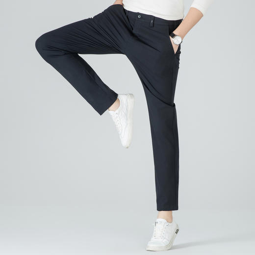 【含莱赛尔&含亚麻】圣得西2025年夏季新款男士高弹力直筒休闲裤 商品图3