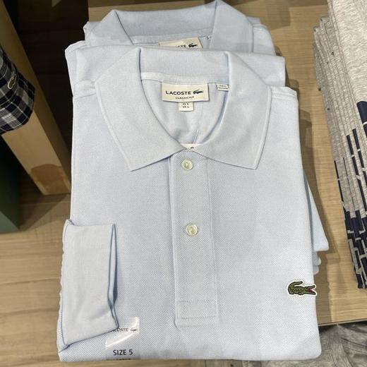 Lacoste/法国鳄鱼 男士经典版珠地棉刺绣标休闲长袖POLO衫 PH3320 商品图3