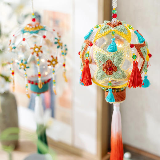 苏苏姐家璎珞花灯手工DIY钩针编织小物家居装饰蕾丝毛线团材料包 商品图1