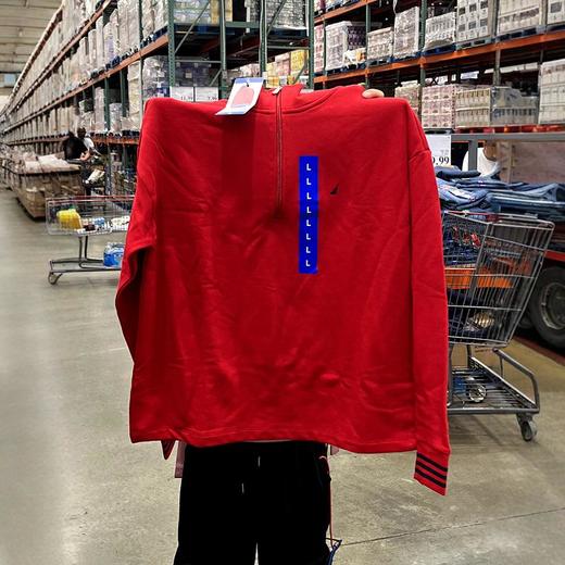 Nautica/诺帝卡 女士春秋款刺绣标半拉链立领休闲套头长袖卫衣 商品图2